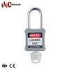 Top Security Steel Plated Chromium Shackle Plastikowe Kłódki Bezpieczeństwa Body Canda