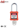 Top Security Steel Plated Chromium Shackle Plastikowe Kłódki Bezpieczeństwa Body Canda